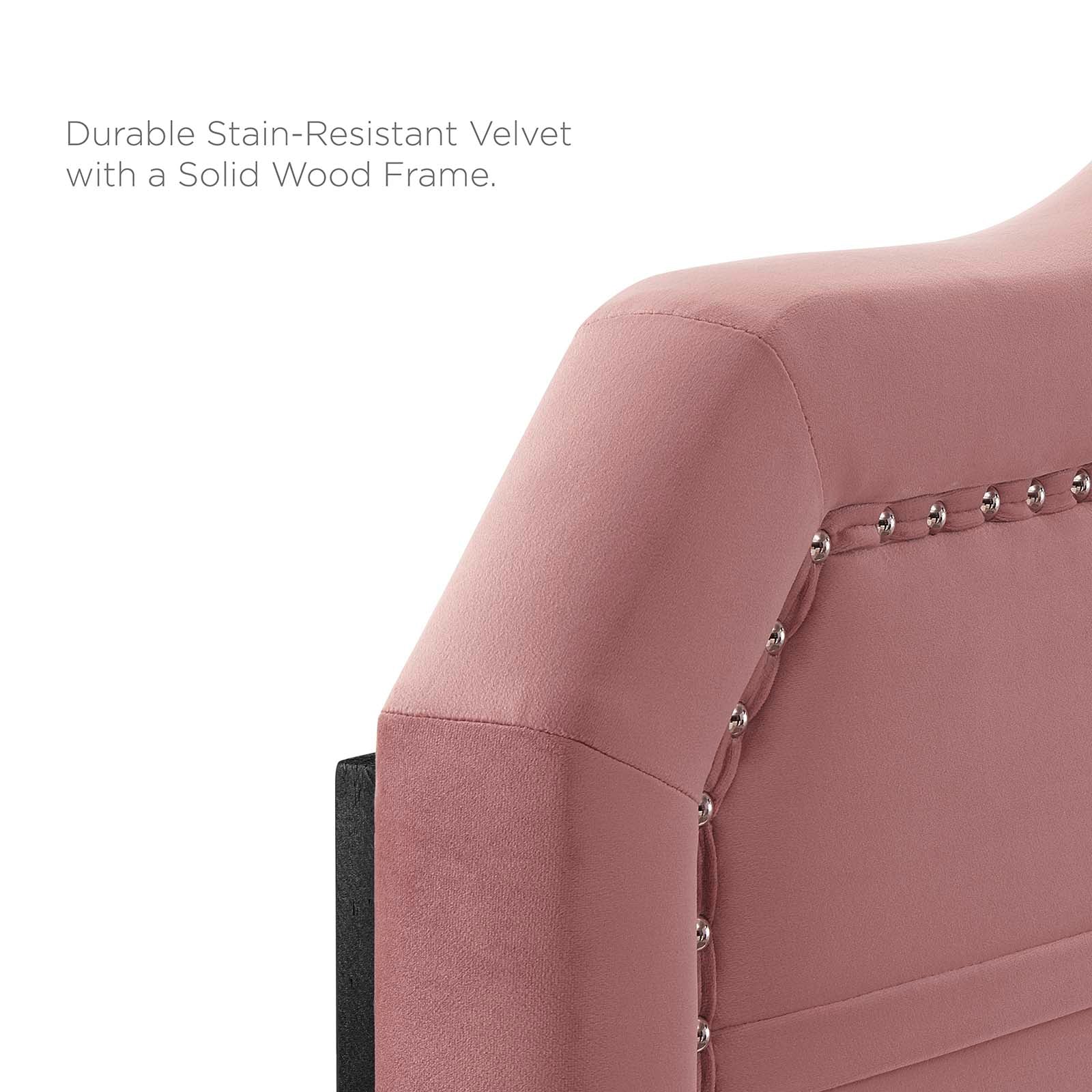 Modway Portia Performance Velvet King Platform Bed - MOD-6917 | Beds | Modishstore - 15