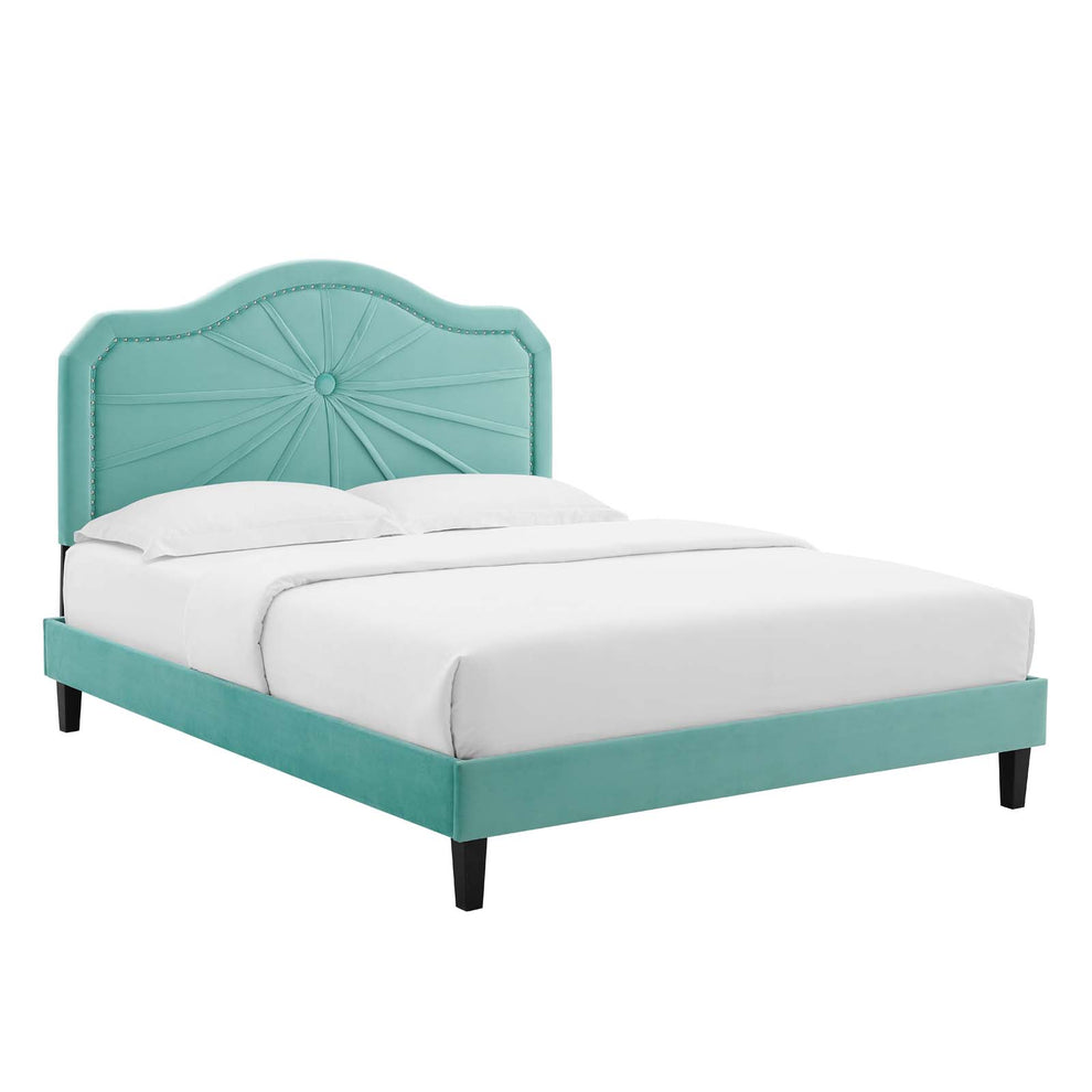 Modway Portia Performance Velvet King Platform Bed - MOD-6917 | Beds | Modishstore - 23