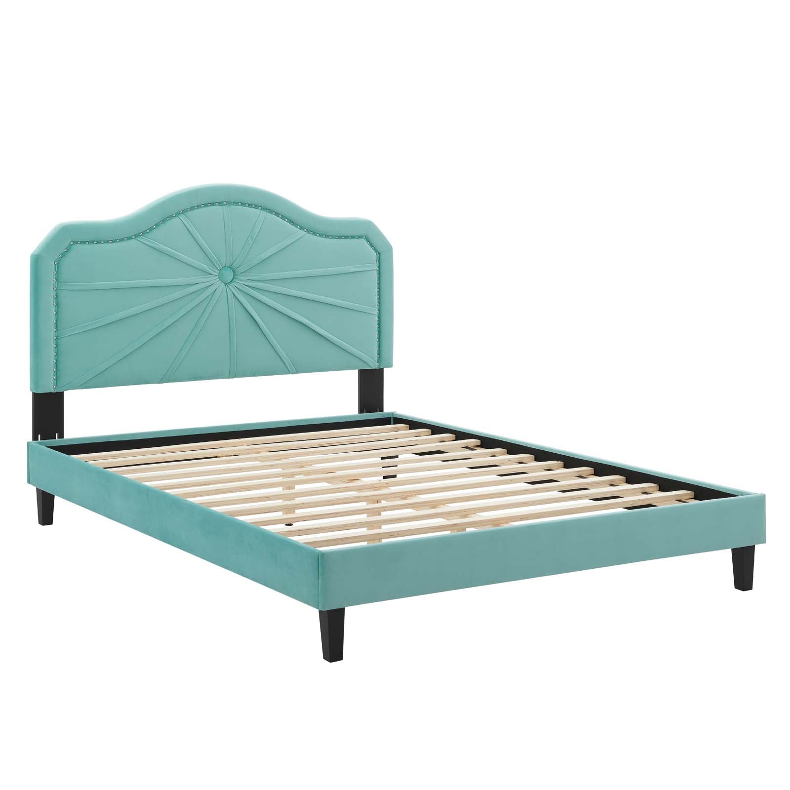 Modway Portia Performance Velvet King Platform Bed - MOD-6917 | Beds | Modishstore - 24