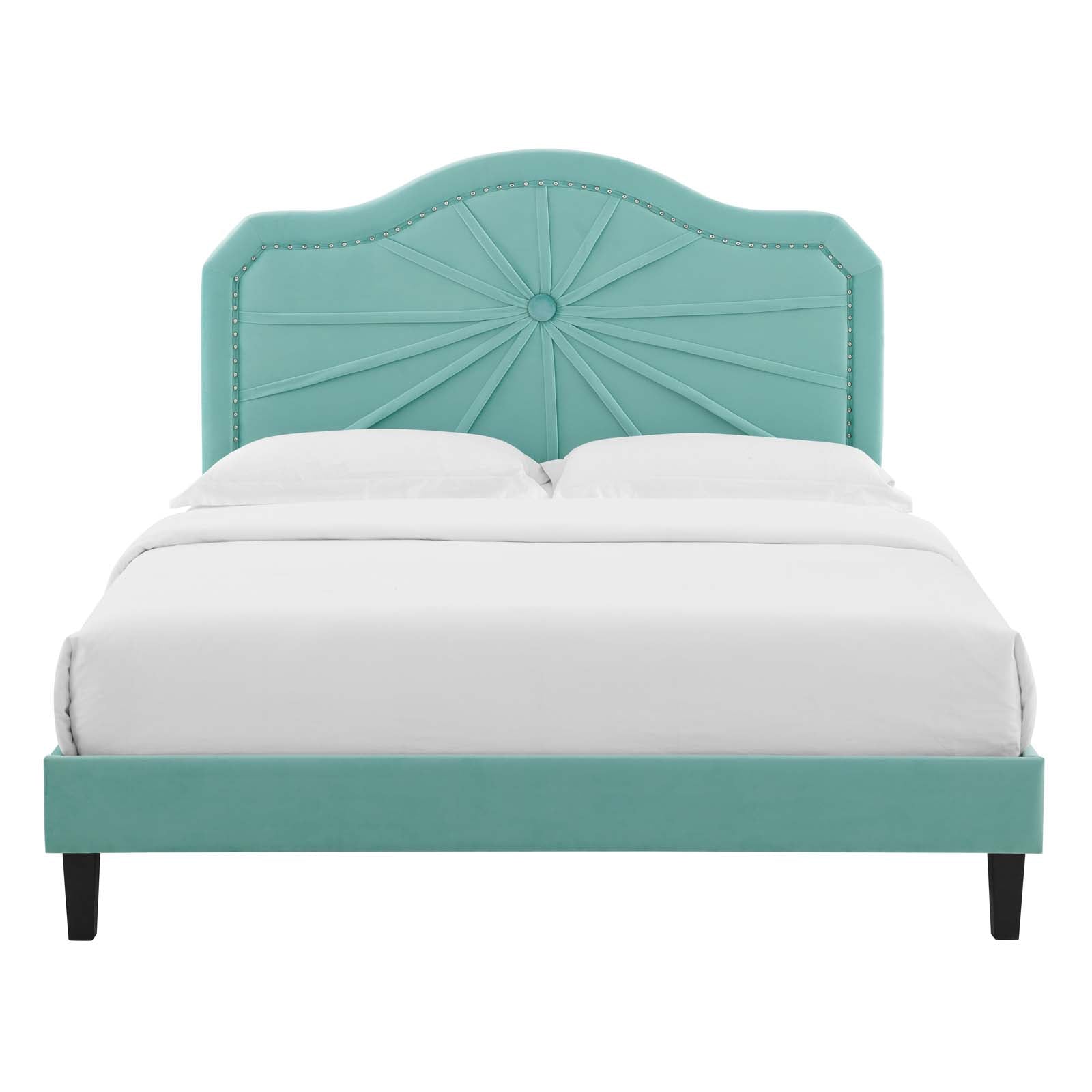 Modway Portia Performance Velvet King Platform Bed - MOD-6917 | Beds | Modishstore - 27