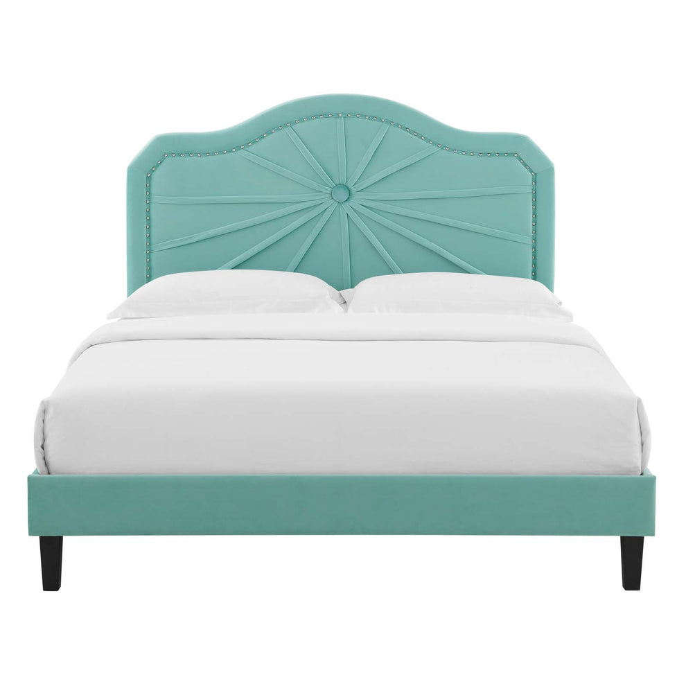 Modway Portia Performance Velvet King Platform Bed - MOD-6917 | Beds | Modishstore - 27
