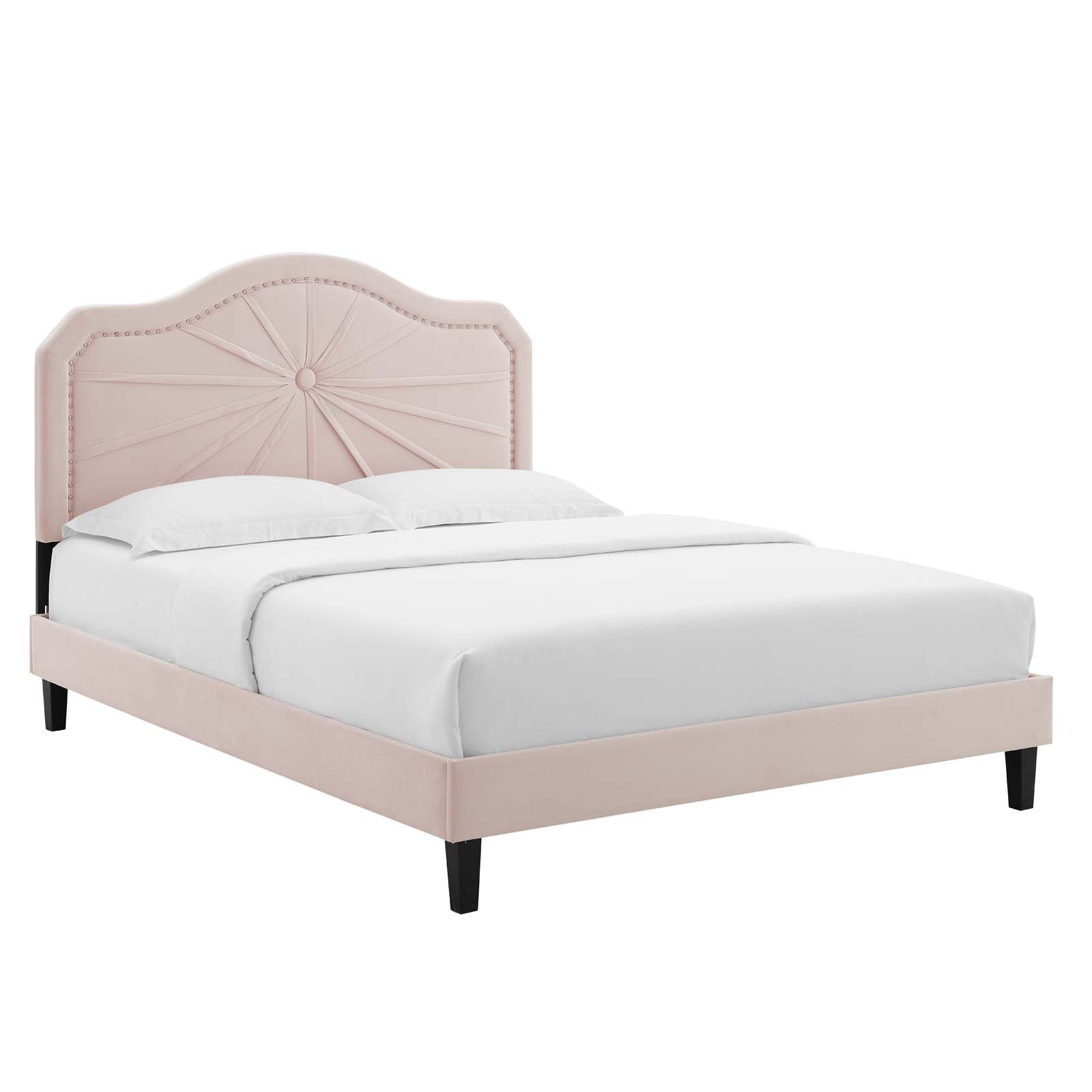 Modway Portia Performance Velvet King Platform Bed - MOD-6917 | Beds | Modishstore - 37