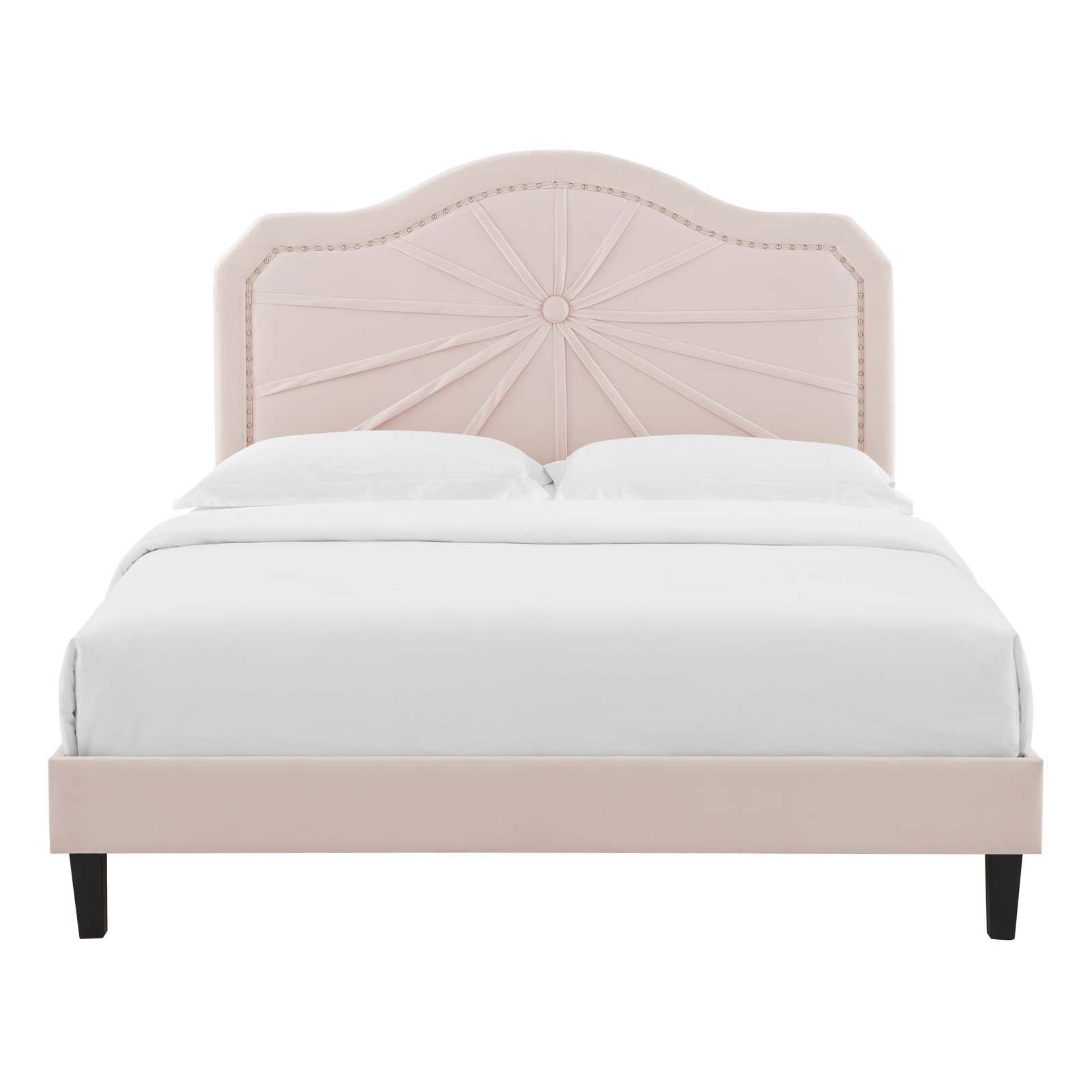 Modway Portia Performance Velvet King Platform Bed - MOD-6917 | Beds | Modishstore - 41