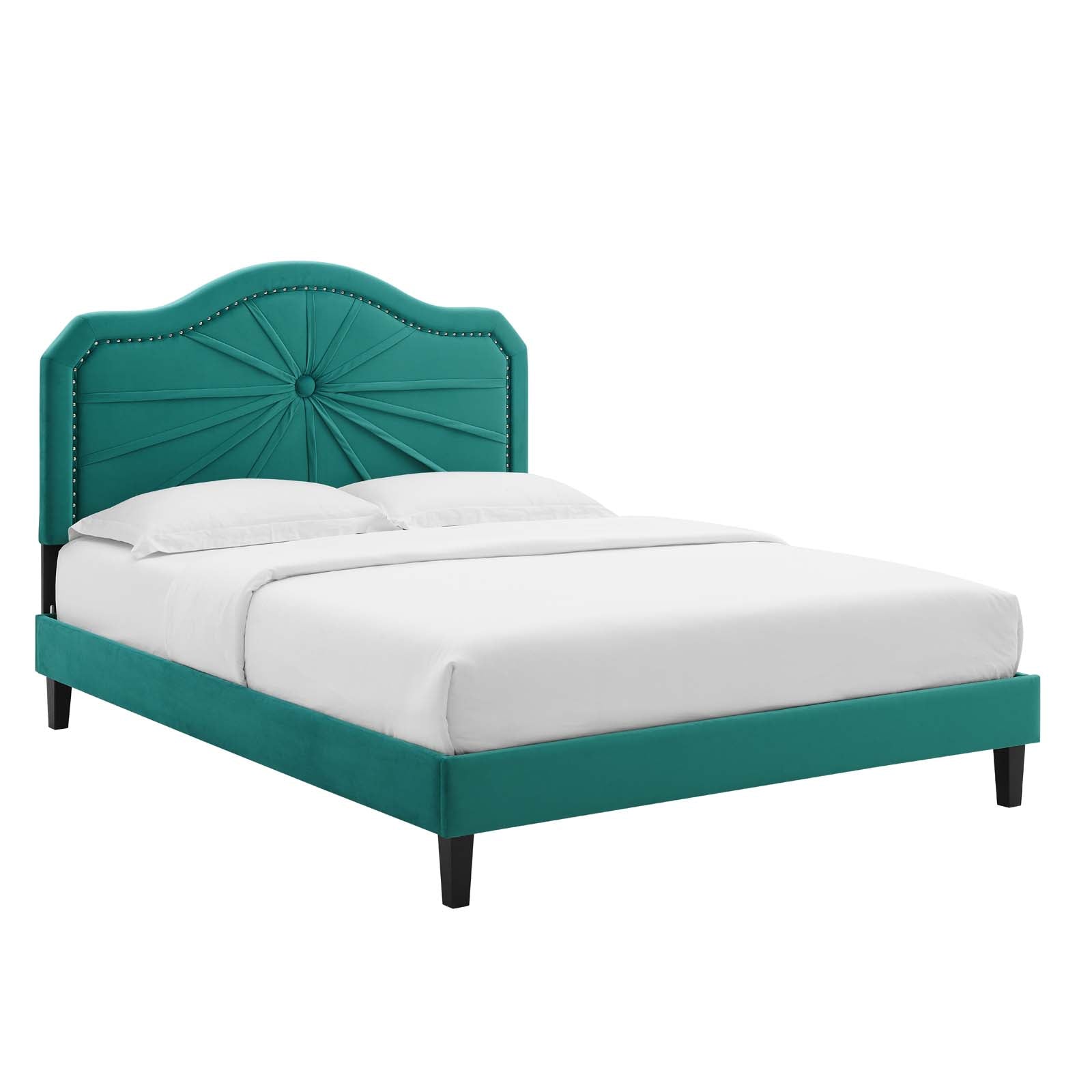 Modway Portia Performance Velvet King Platform Bed - MOD-6917 | Beds | Modishstore - 44