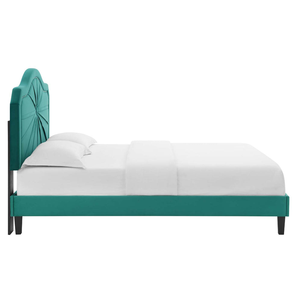 Modway Portia Performance Velvet King Platform Bed - MOD-6917 | Beds | Modishstore - 47