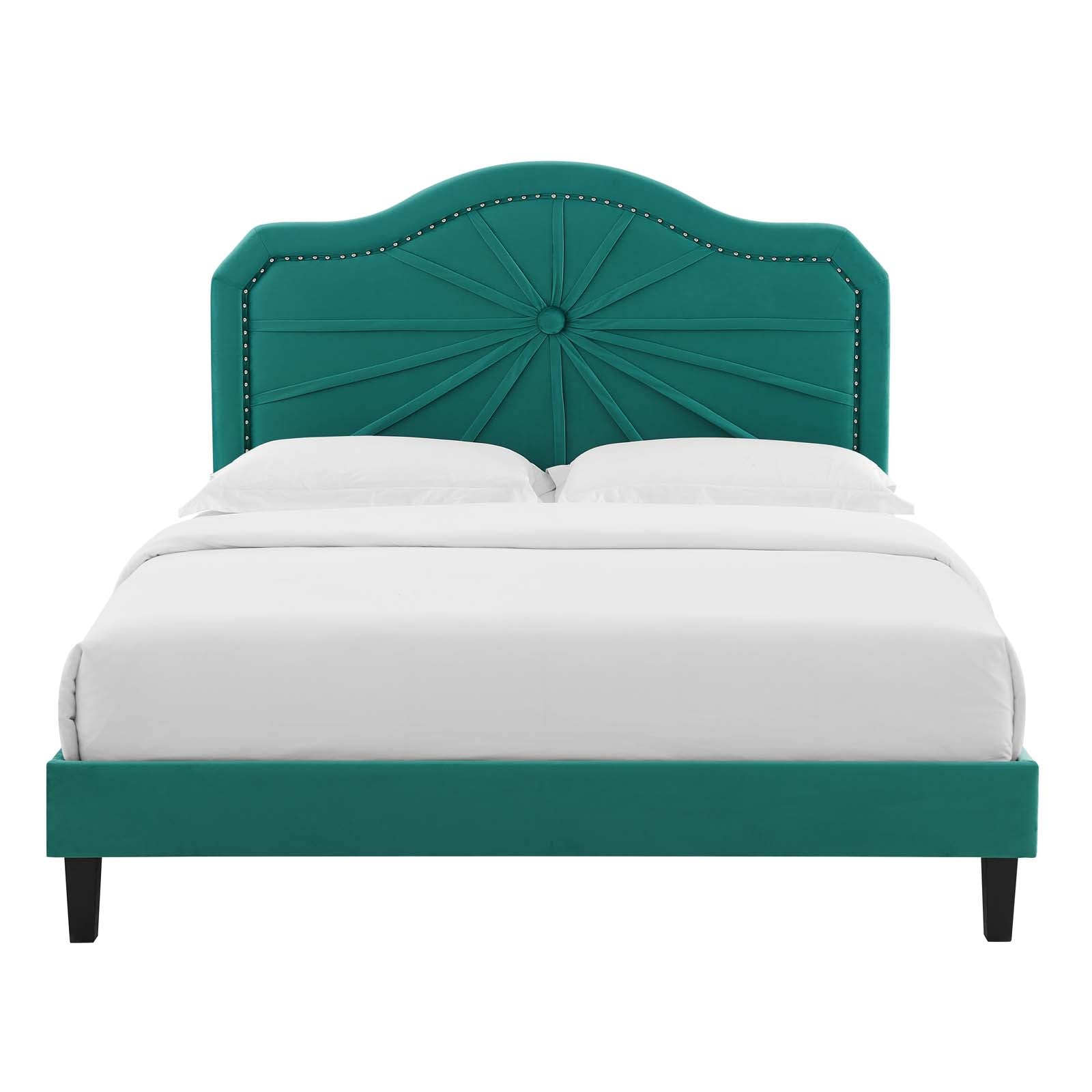 Modway Portia Performance Velvet King Platform Bed - MOD-6917 | Beds | Modishstore - 48