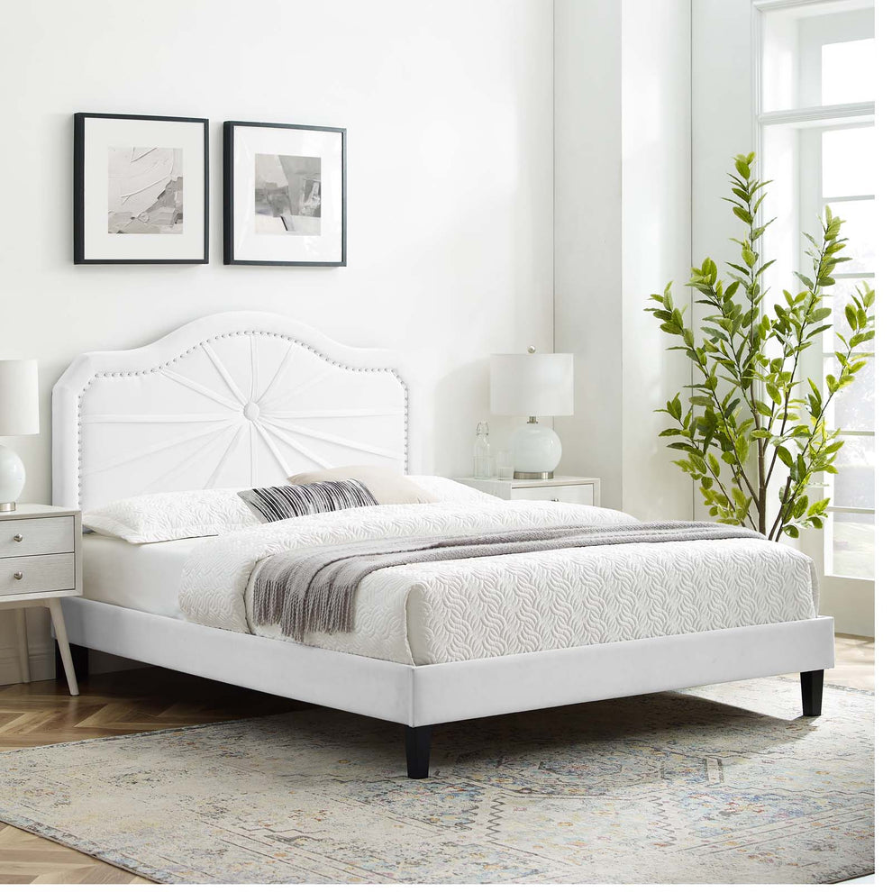 Modway Portia Performance Velvet King Platform Bed - MOD-6917 | Beds | Modishstore - 64
