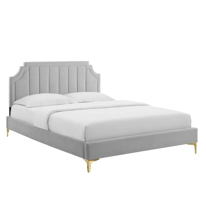 Modway Sienna Performance Velvet King Platform Bed | Beds | Modishstore-16