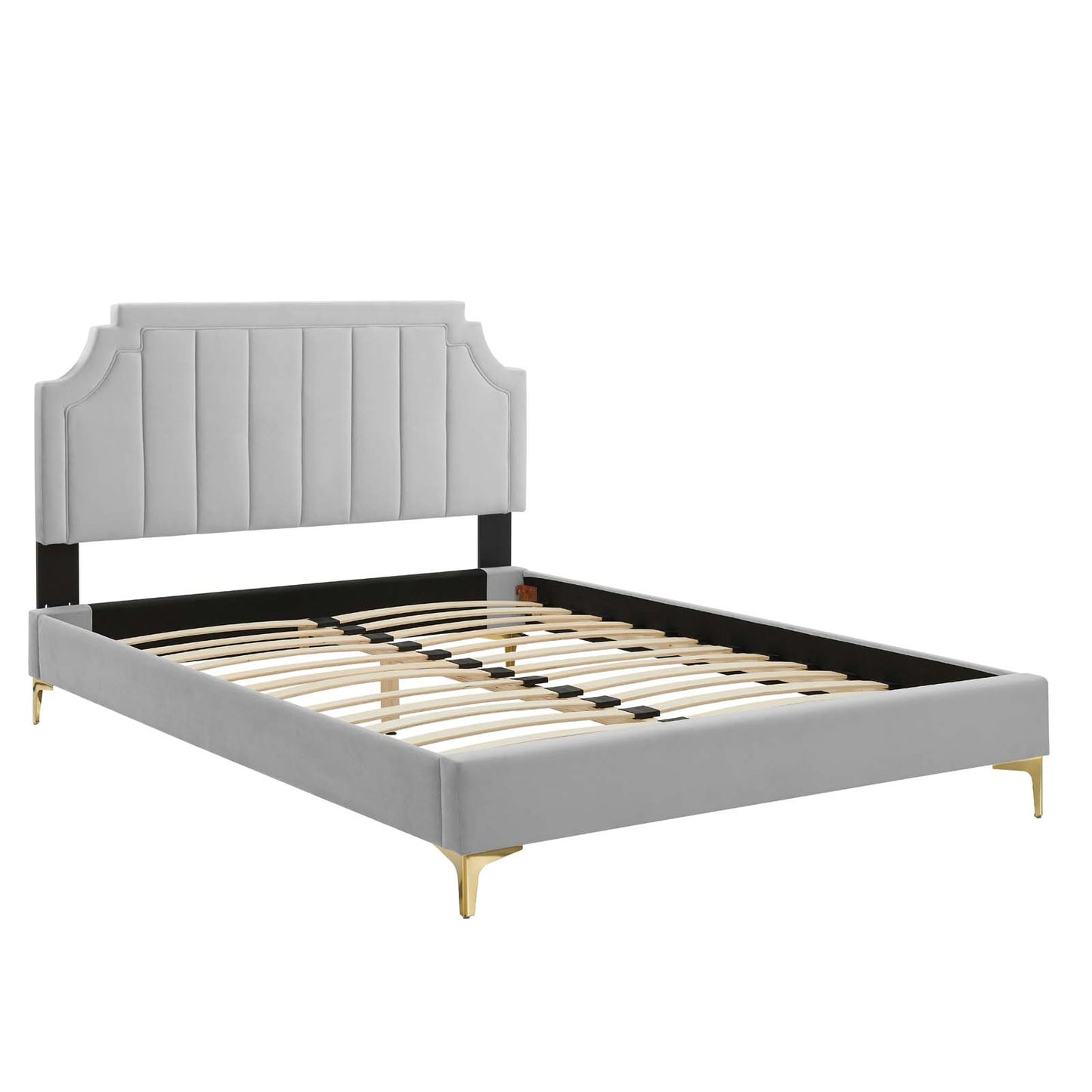 Modway Sienna Performance Velvet King Platform Bed | Beds | Modishstore-17