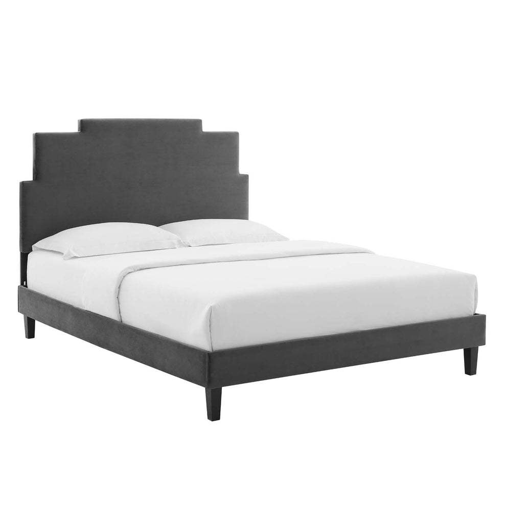 Modway Lindsey Performance Velvet Full Platform Bed - MOD-6921 | Beds | Modishstore - 2