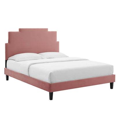 Modway Lindsey Performance Velvet Full Platform Bed - MOD-6921 | Beds | Modishstore - 6