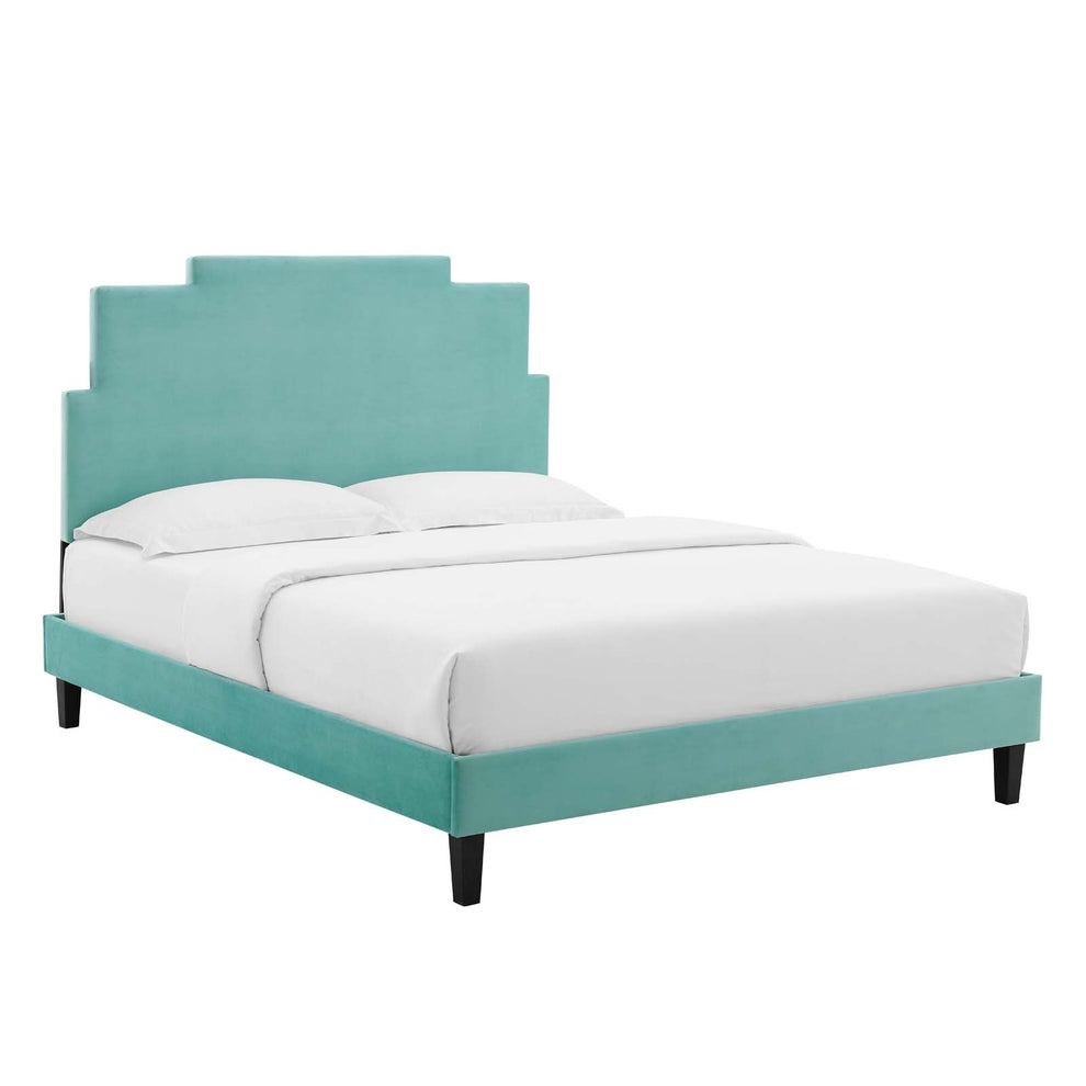 Modway Lindsey Performance Velvet Full Platform Bed - MOD-6921 | Beds | Modishstore - 14
