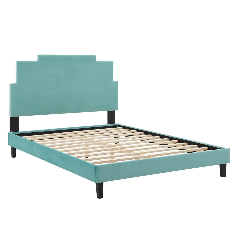 Modway Lindsey Performance Velvet Full Platform Bed - MOD-6921 | Beds | Modishstore - 15