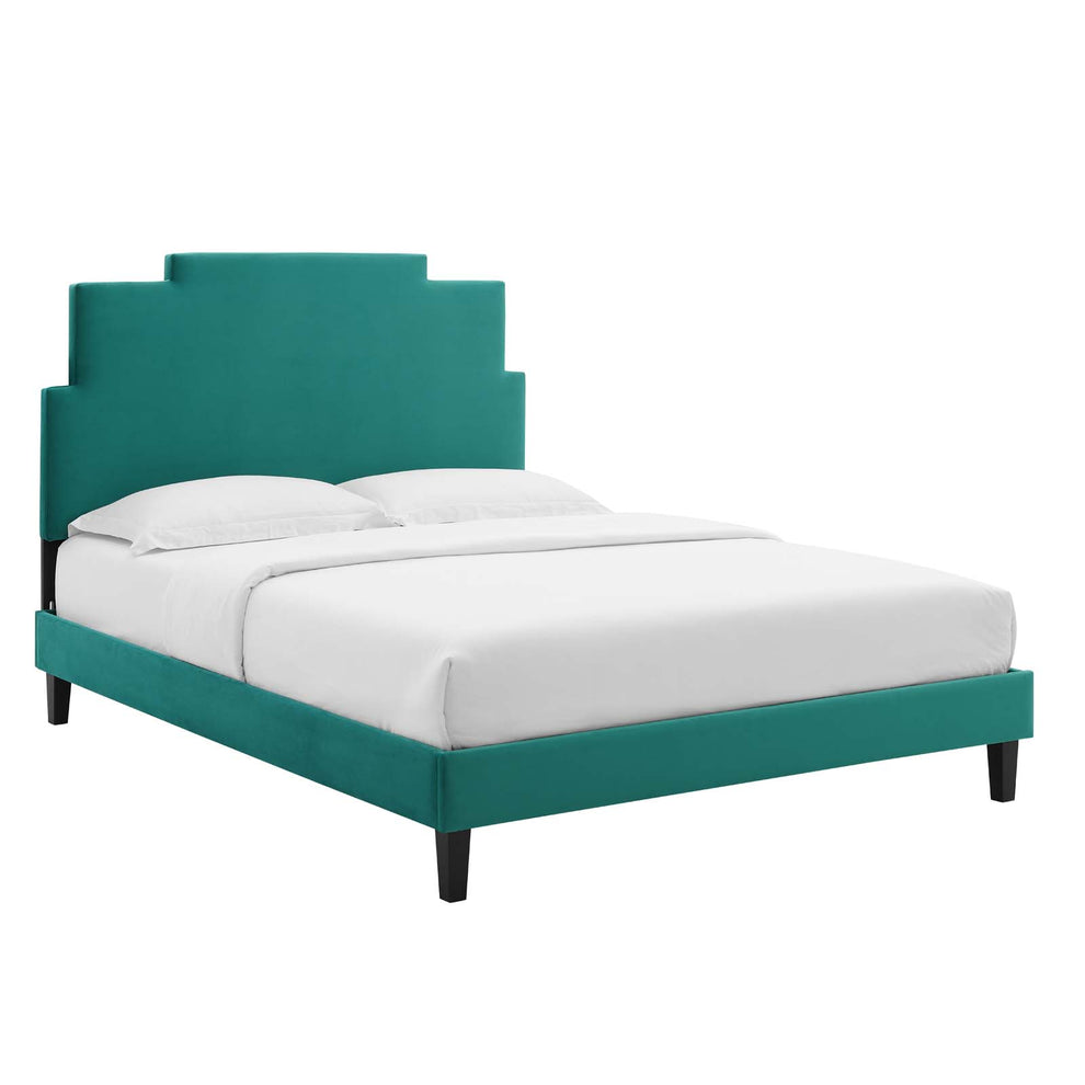 Modway Lindsey Performance Velvet Full Platform Bed - MOD-6921 | Beds | Modishstore - 27