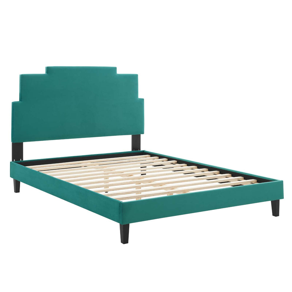 Modway Lindsey Performance Velvet Full Platform Bed - MOD-6921 | Beds | Modishstore - 28