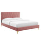 Modway Phillipa Performance Velvet Full Platform Bed | Beds | Modishstore-10