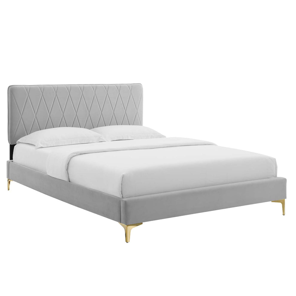 Modway Phillipa Performance Velvet Full Platform Bed - MOD-6922 | Beds | Modishstore - 17