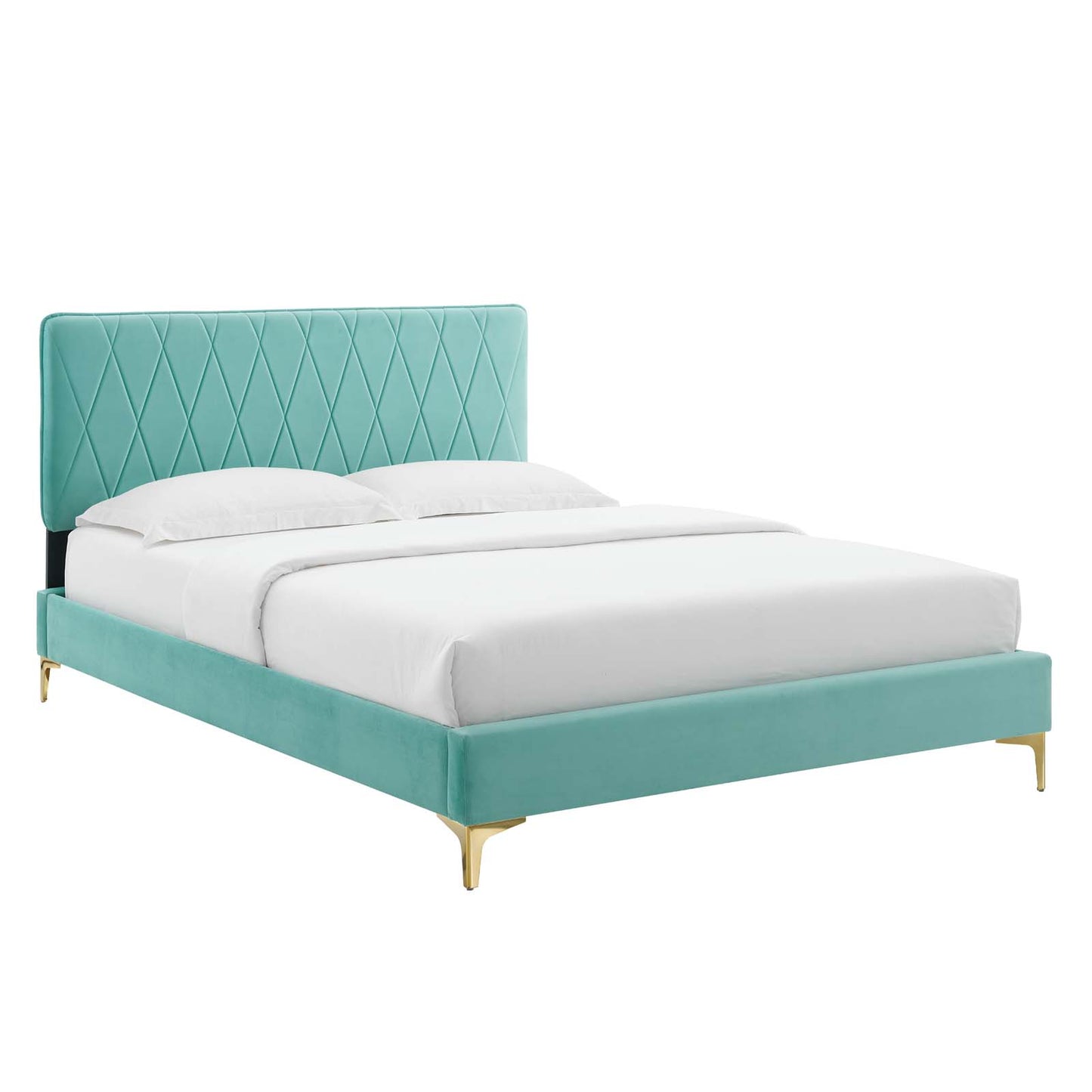 Modway Phillipa Performance Velvet Full Platform Bed - MOD-6922 | Beds | Modishstore - 25