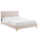 Modway Phillipa Performance Velvet Full Platform Bed | Beds | Modishstore-41