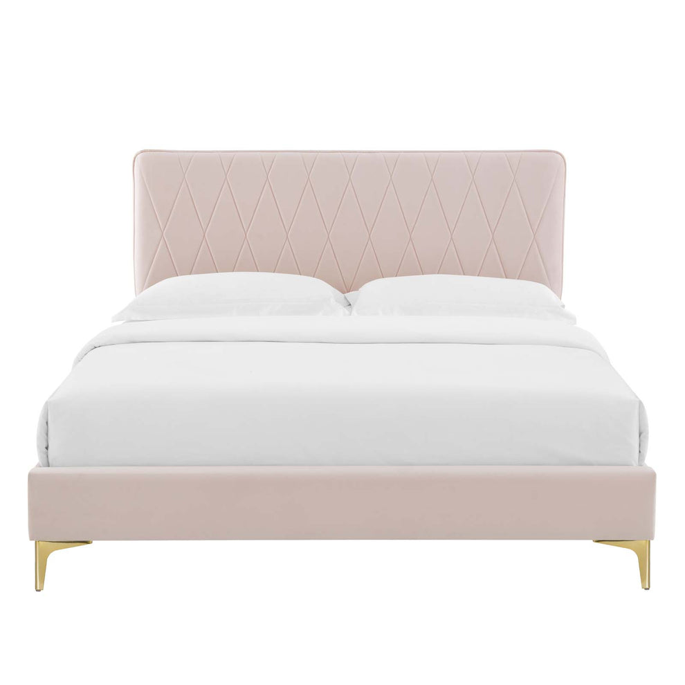Modway Phillipa Performance Velvet Full Platform Bed - MOD-6922 | Beds | Modishstore - 47