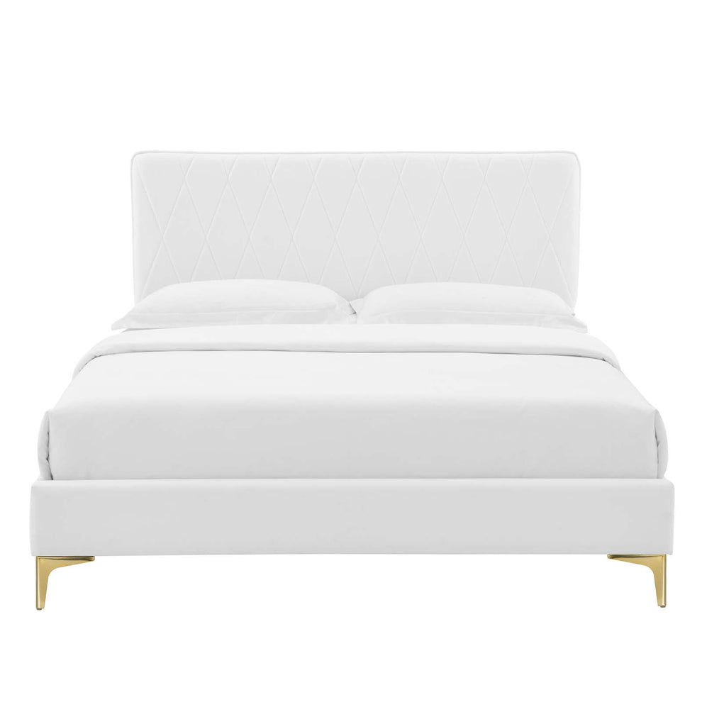 Modway Phillipa Performance Velvet Full Platform Bed - MOD-6922 | Beds | Modishstore - 62