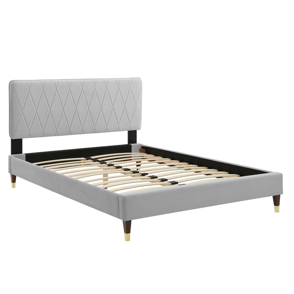 Modway Phillipa Performance Velvet Full Platform Bed - MOD-6923 | Beds | Modishstore - 19