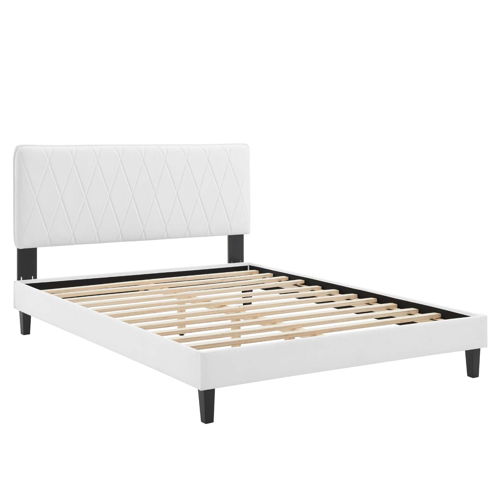 Modway Phillipa Performance Velvet Full Platform Bed | Beds | Modishstore-52