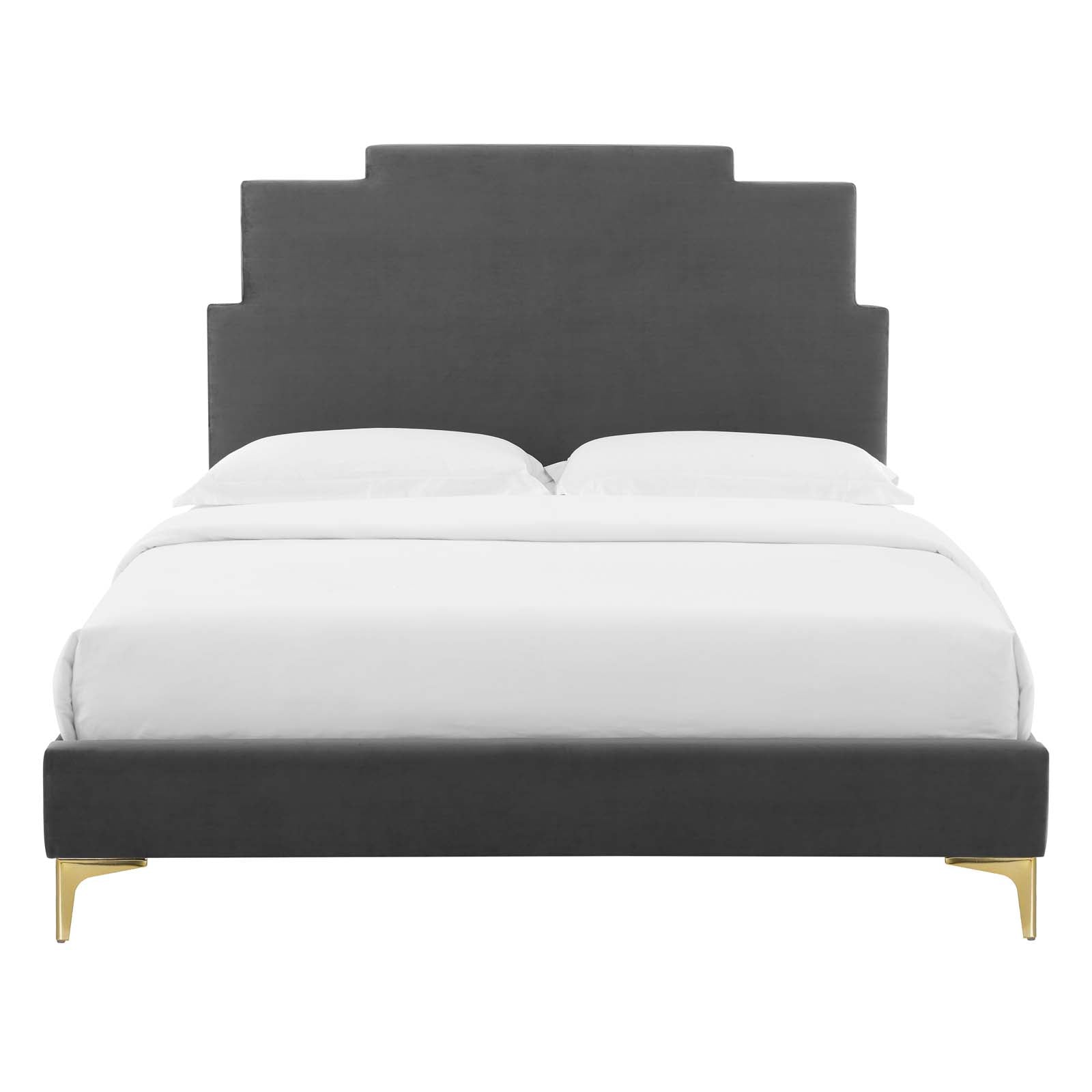 Modway Lindsey Performance Velvet King Platform Bed - MOD-6925 | Beds | Modishstore - 7