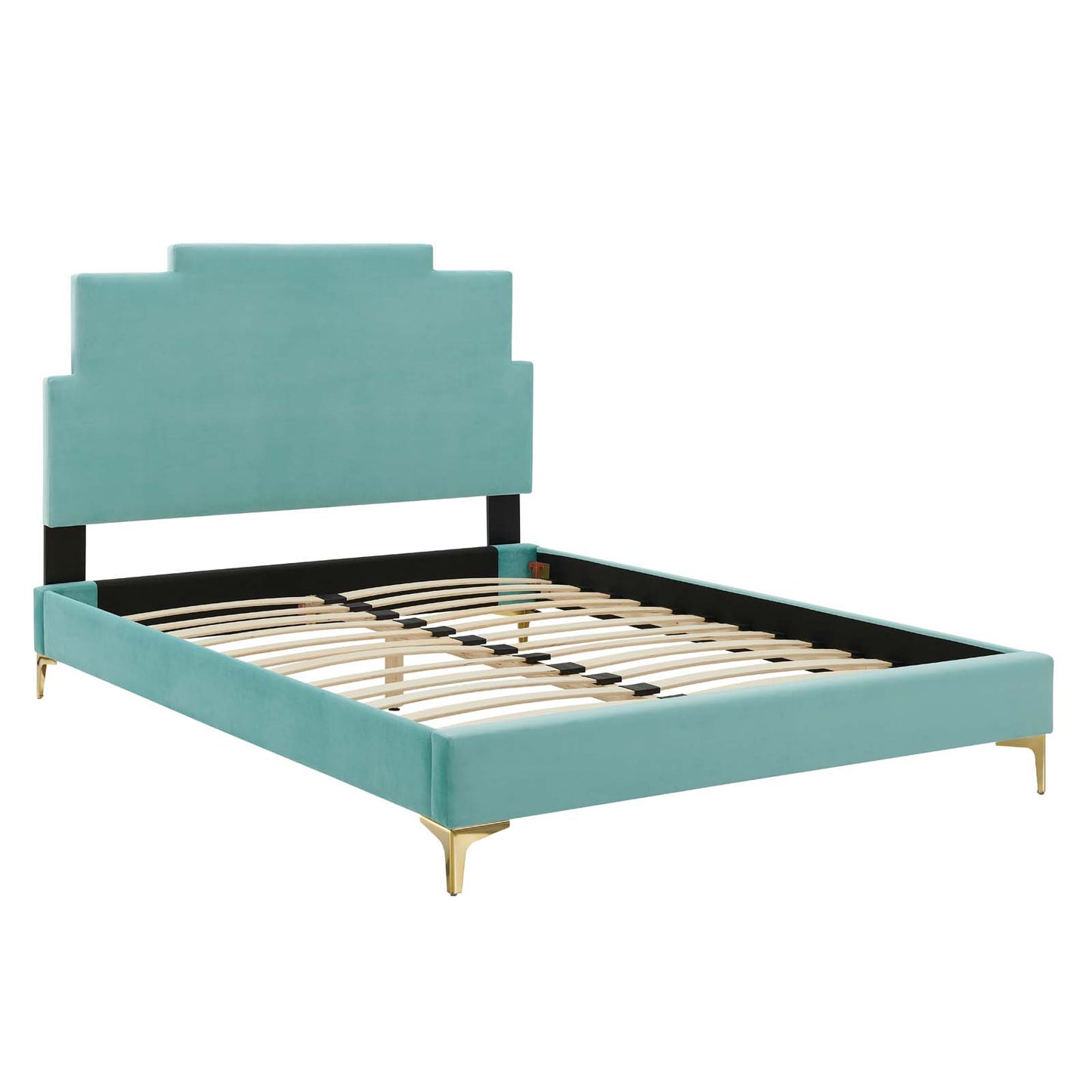 Modway Lindsey Performance Velvet King Platform Bed - MOD-6925 | Beds | Modishstore - 27