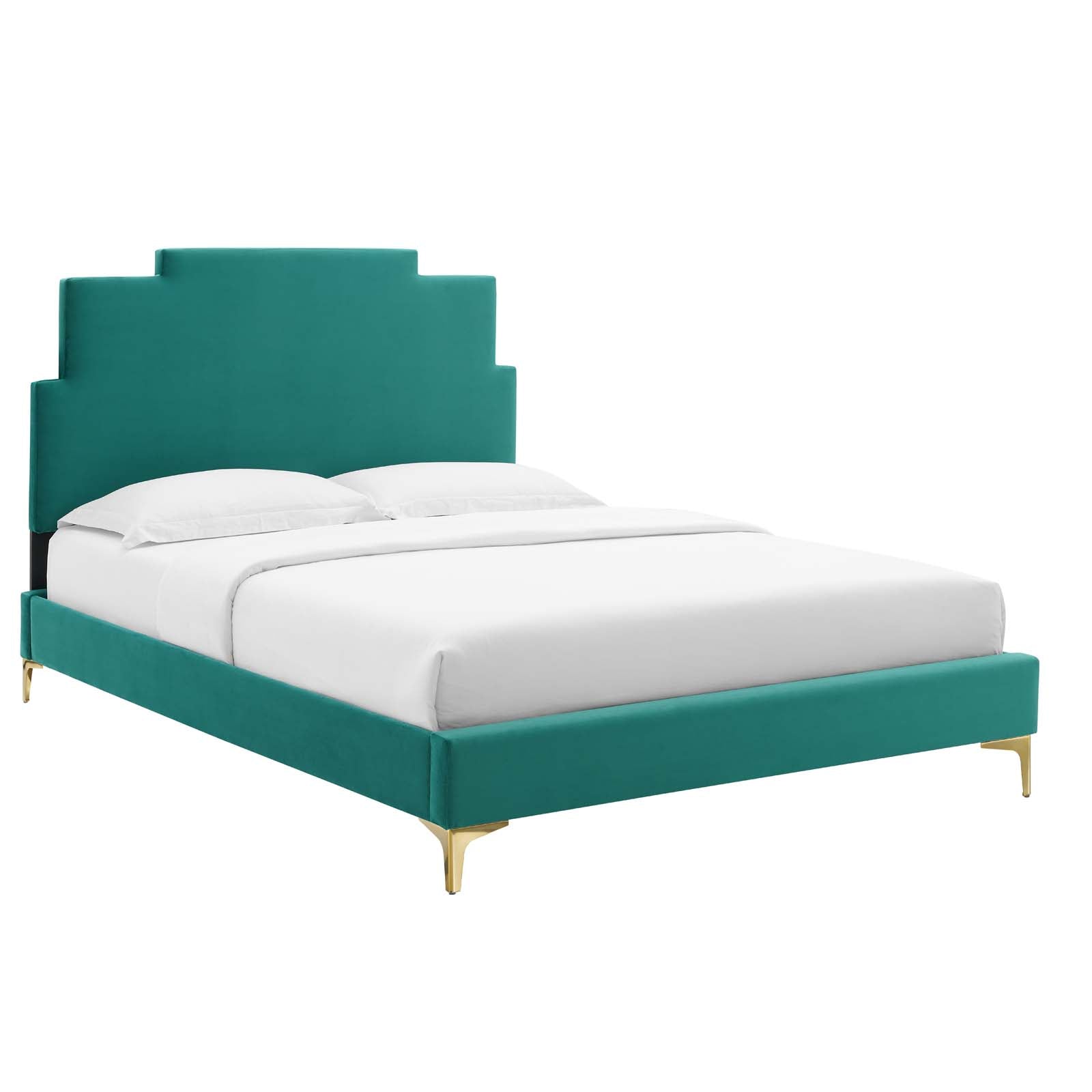 Modway Lindsey Performance Velvet King Platform Bed - MOD-6925 | Beds | Modishstore - 50