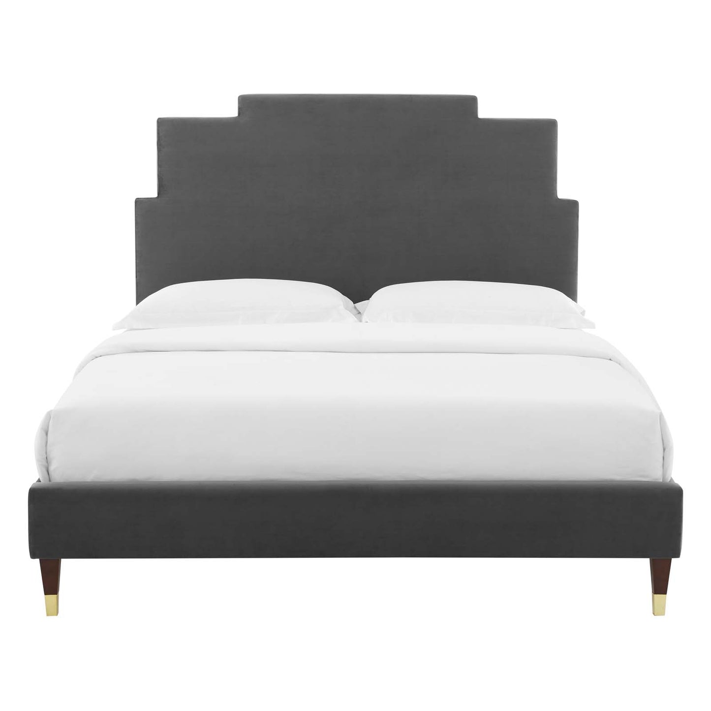 Lindsey Performance Velvet King Platform Bed By Modway - MOD-6926 | Beds | Modishstore - 11