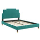 Lindsey Performance Velvet King Platform Bed By Modway - MOD-6926 | Beds | Modishstore - 67