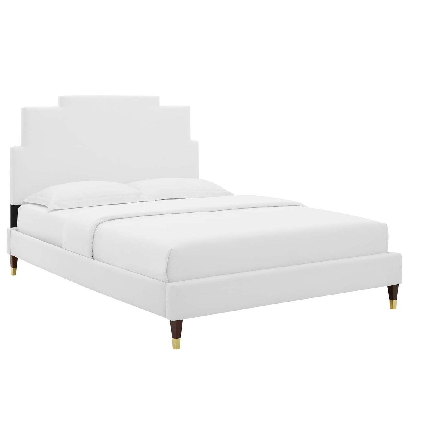 Lindsey Performance Velvet King Platform Bed By Modway - MOD-6926 | Beds | Modishstore - 73