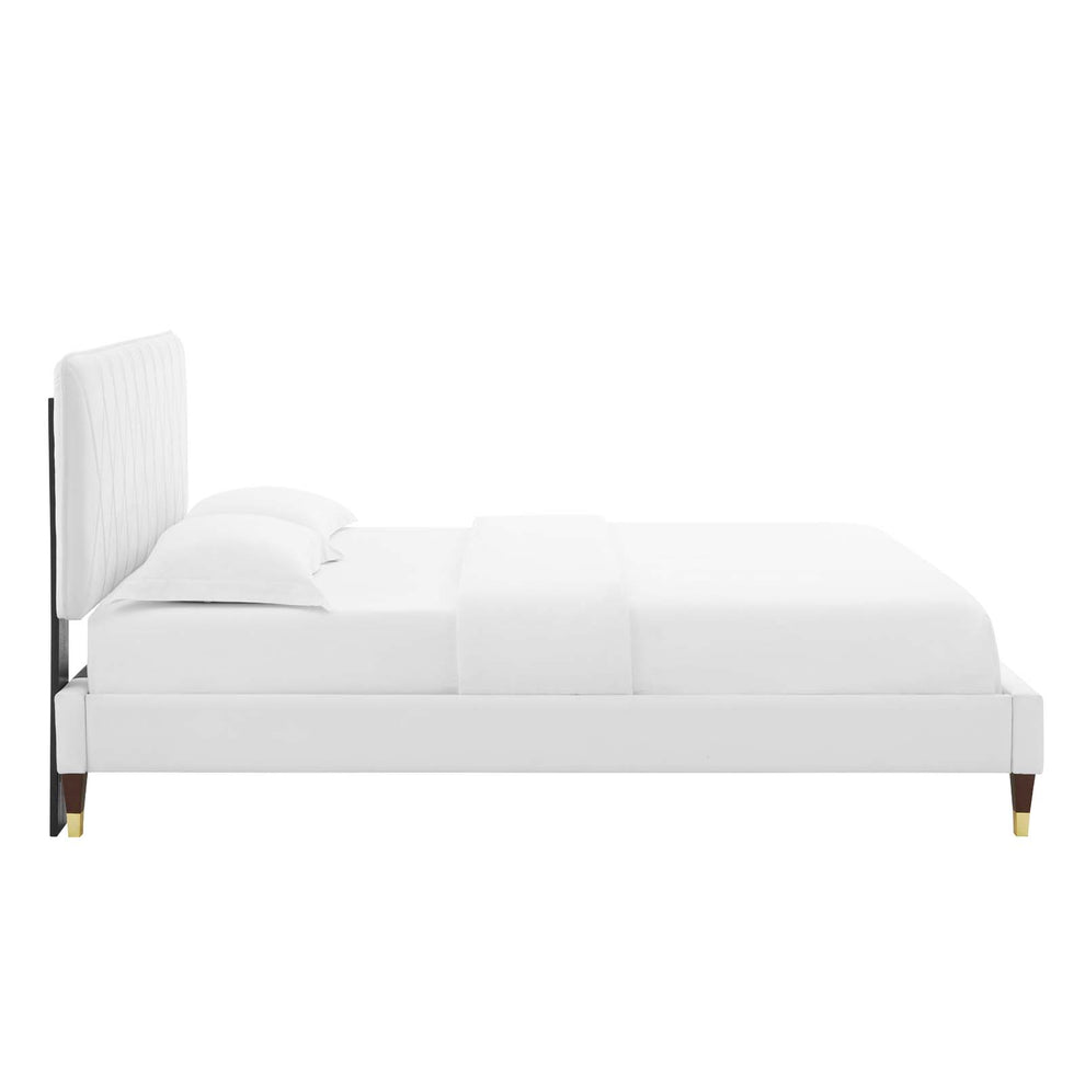 Modway Phillipa Performance Velvet King Platform Bed - MOD-6929 | Beds | Modishstore - 62