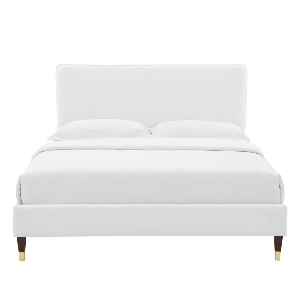Modway Phillipa Performance Velvet King Platform Bed - MOD-6929 | Beds | Modishstore - 63