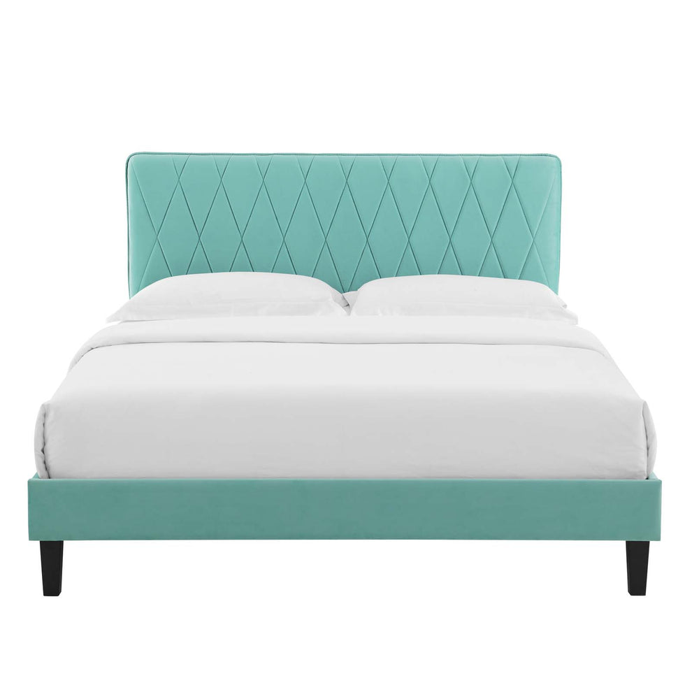 Modway Phillipa Performance Velvet King Platform Bed - MOD-6930 | Beds | Modishstore - 32