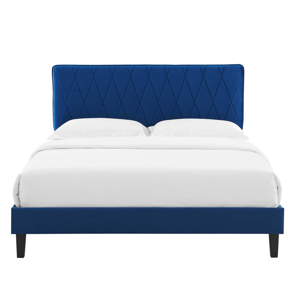 Modway Phillipa Performance Velvet King Platform Bed - MOD-6930 | Beds | Modishstore - 39