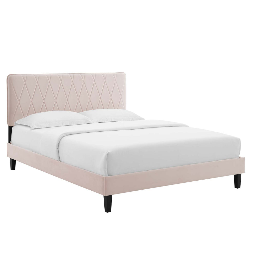 Modway Phillipa Performance Velvet King Platform Bed - MOD-6930 | Beds | Modishstore - 42