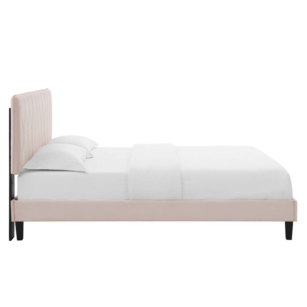 Modway Phillipa Performance Velvet King Platform Bed - MOD-6930 | Beds | Modishstore - 46