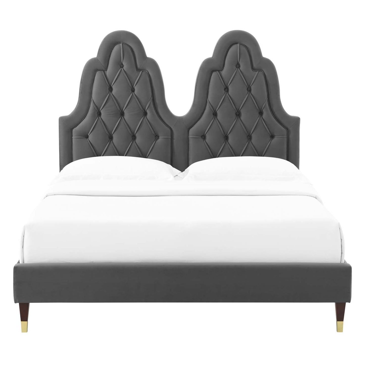 Modway Alexandria Tufted Performance Velvet Twin Platform Bed - MOD-6932 | Beds | Modishstore - 7