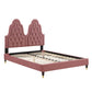 Modway Alexandria Tufted Performance Velvet Twin Platform Bed - MOD-6932 | Beds | Modishstore - 11