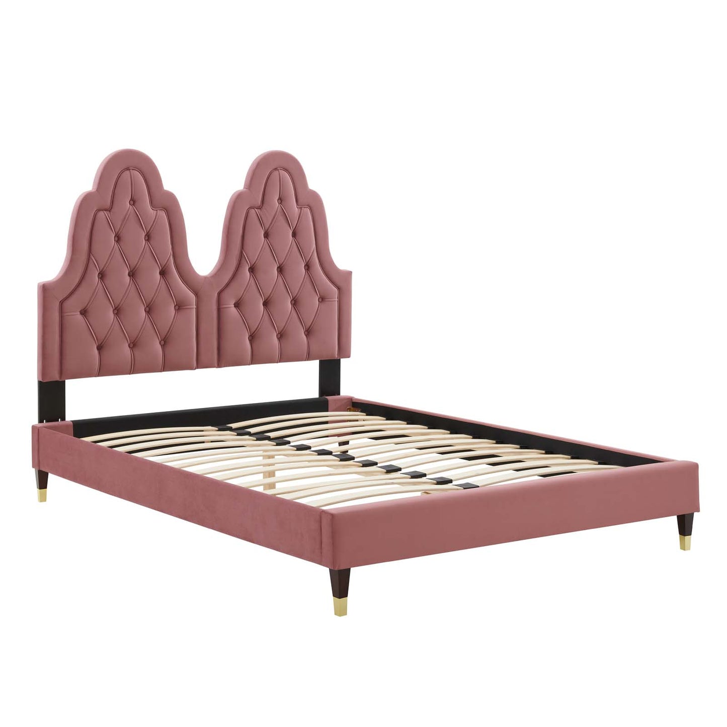 Modway Alexandria Tufted Performance Velvet Twin Platform Bed - MOD-6932 | Beds | Modishstore - 11