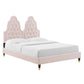 Modway Alexandria Tufted Performance Velvet Twin Platform Bed - MOD-6932 | Beds | Modishstore - 42