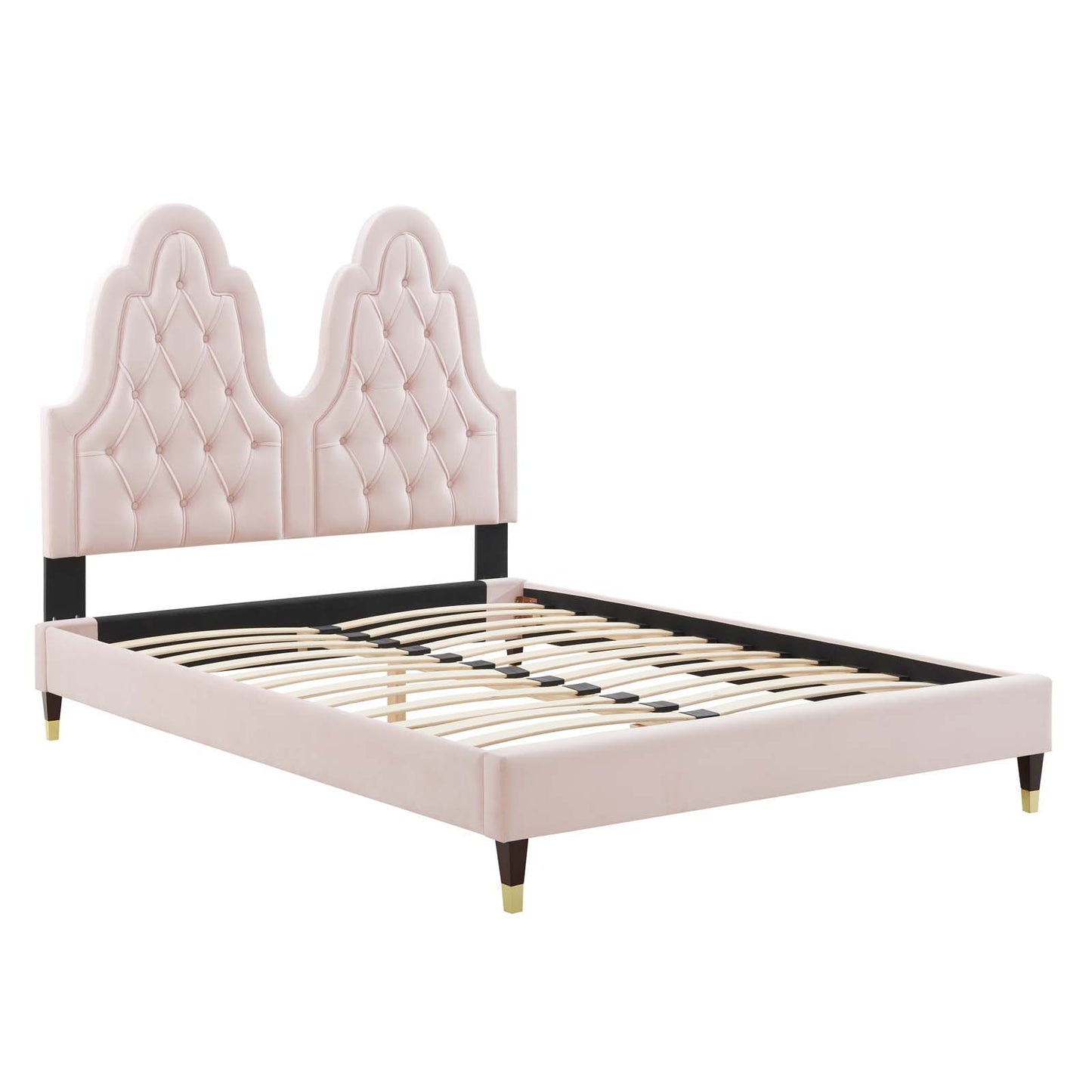Modway Alexandria Tufted Performance Velvet Twin Platform Bed - MOD-6932 | Beds | Modishstore - 43