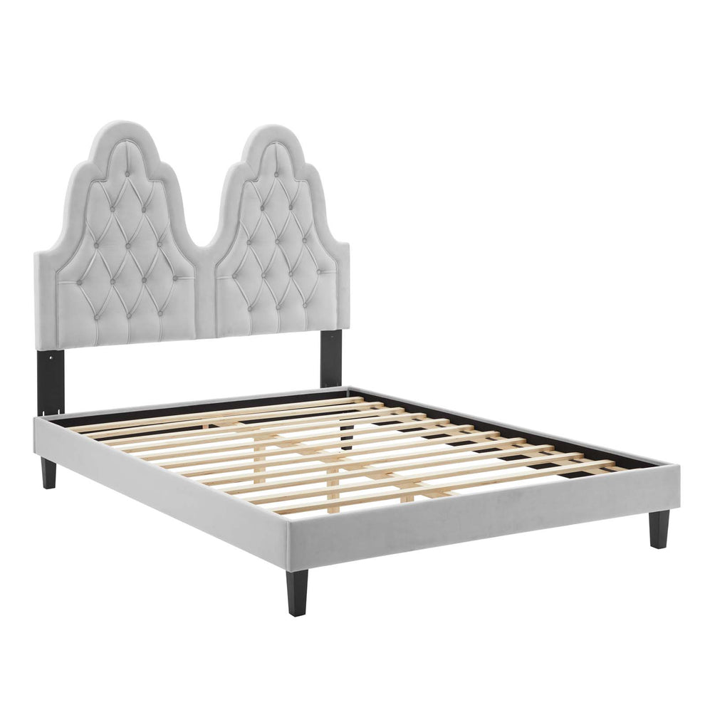 Modway Alexandria Tufted Performance Velvet Twin Platform Bed - MOD-6933 | Beds | Modishstore - 19