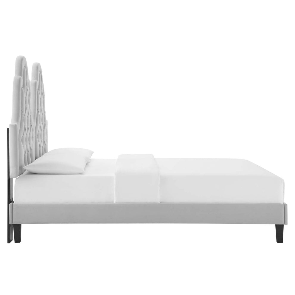 Modway Alexandria Tufted Performance Velvet Twin Platform Bed - MOD-6933 | Beds | Modishstore - 23