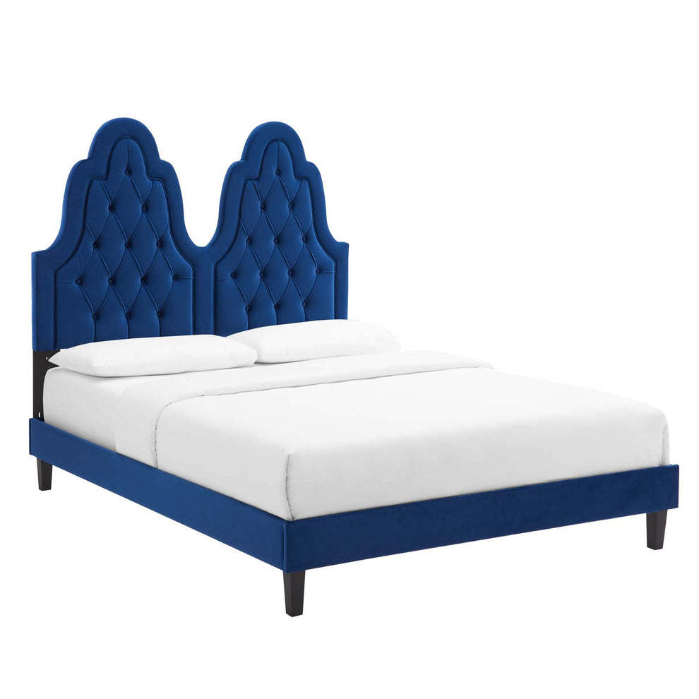Modway Alexandria Tufted Performance Velvet Twin Platform Bed - MOD-6933 | Beds | Modishstore - 34
