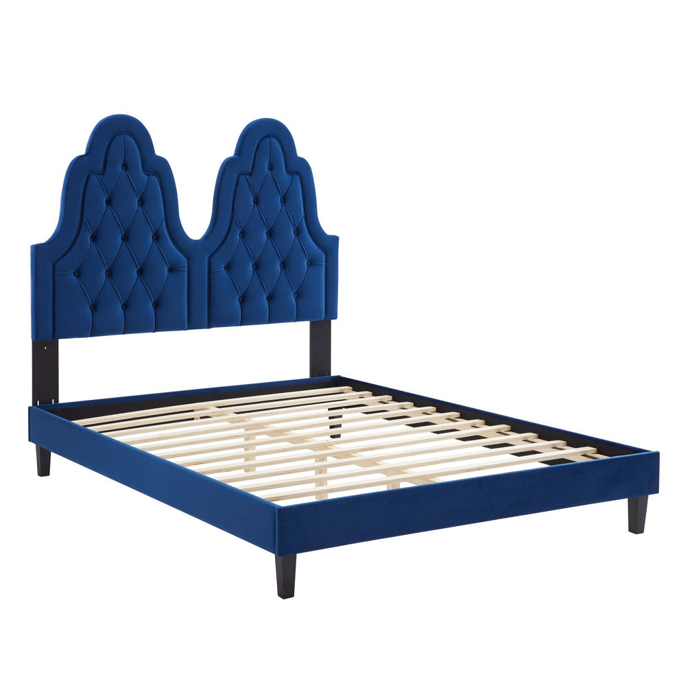 Modway Alexandria Tufted Performance Velvet Twin Platform Bed - MOD-6933 | Beds | Modishstore - 35