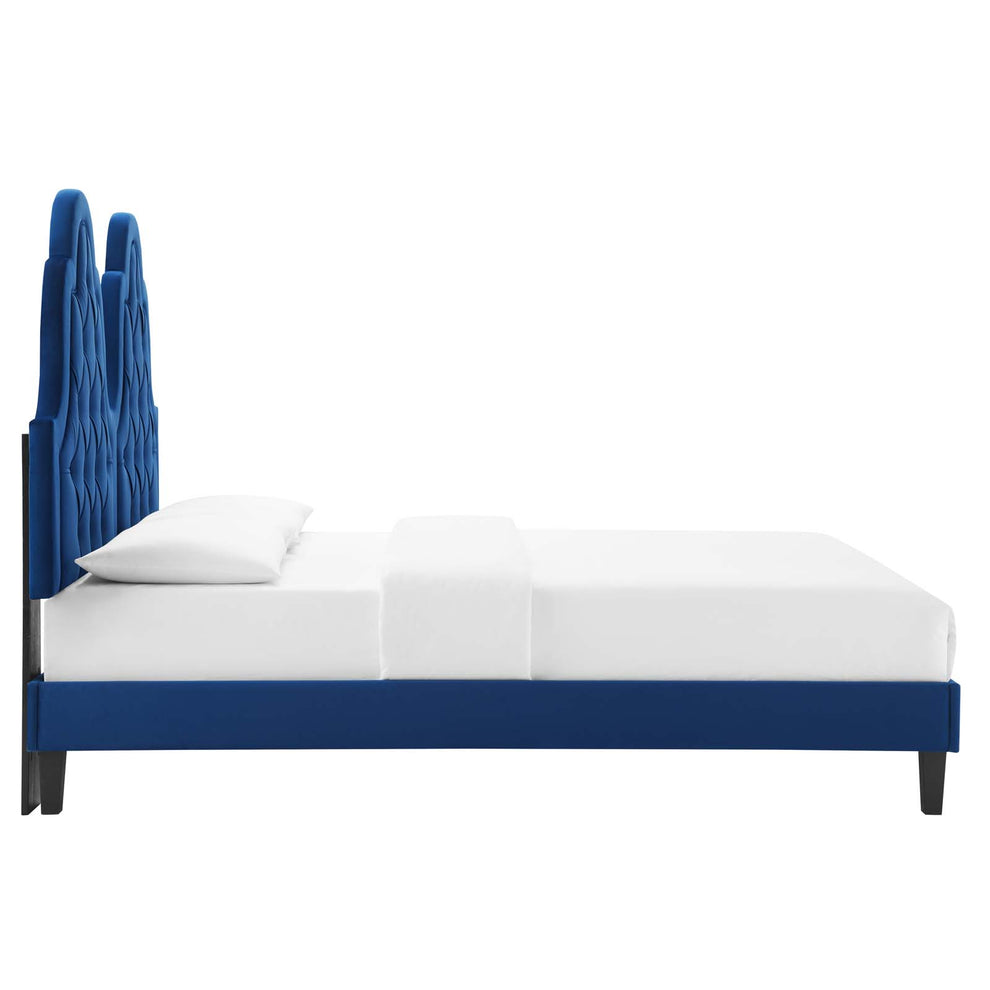 Modway Alexandria Tufted Performance Velvet Twin Platform Bed - MOD-6933 | Beds | Modishstore - 38