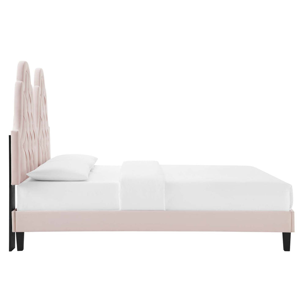 Modway Alexandria Tufted Performance Velvet Twin Platform Bed - MOD-6933 | Beds | Modishstore - 46